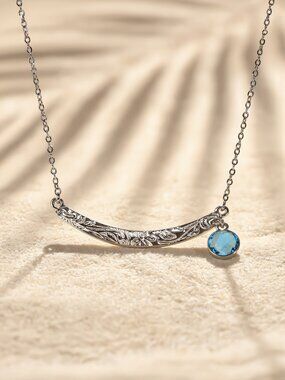 Hawaiian Heirloom Birthstone Necklace | Personalized Birthstone Pendant Necklace